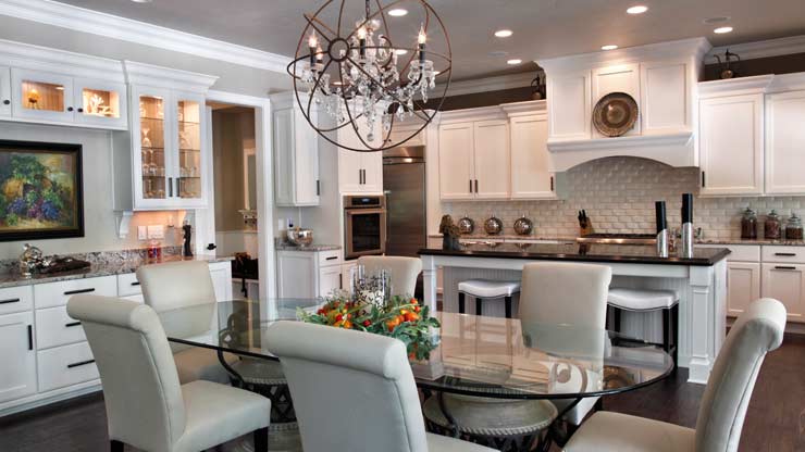 Sparks, Nevada smart kitchen with a touch panel